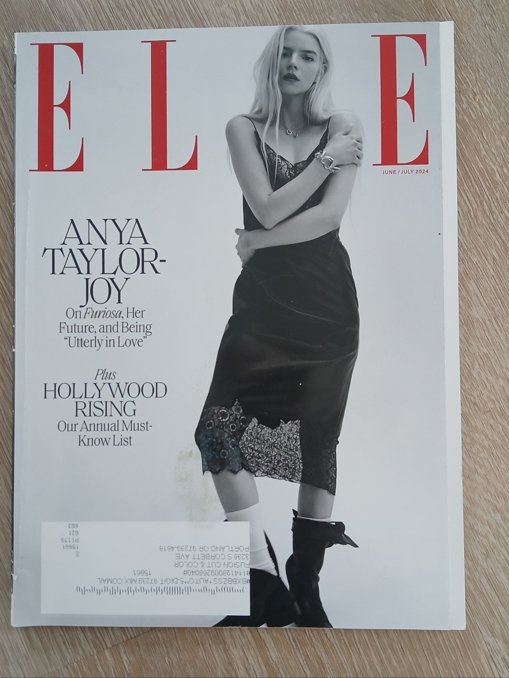 Elle Magazine June 2024 Anna Taylor Joy New Music Fashion Film Lifestyle